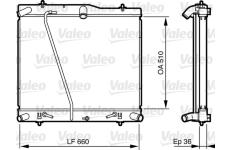 Chladič, chlazení motoru VALEO 735565