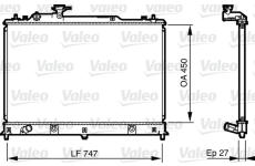 Chladič, chlazení motoru VALEO 735577