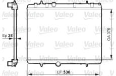 Chladič, chlazení motoru VALEO 735608