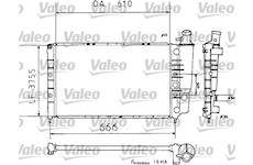 Chladič, chlazení motoru VALEO 810938