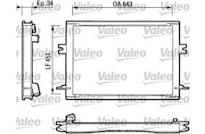 Chladič, chlazení motoru VALEO 811348