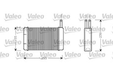 Výměník tepla, vnitřní vytápění VALEO 812057