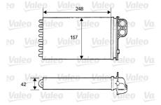 Výměník tepla, vnitřní vytápění VALEO 812115