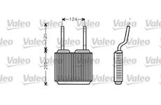 Výměník tepla, vnitřní vytápění VALEO 812146