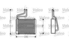 Výměník tepla, vnitřní vytápění VALEO 812275
