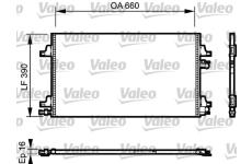 Kondenzátor, klimatizace VALEO 814006