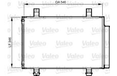 Kondenzátor, klimatizace VALEO 814237