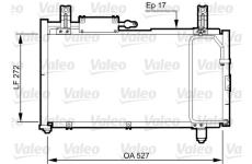Kondenzátor, klimatizace VALEO 814327