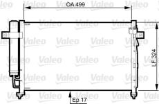 Kondenzátor, klimatizace VALEO 814341
