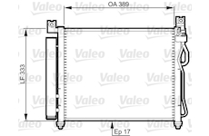 Kondenzátor, klimatizace VALEO 814346