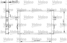 Chladič, chlazení motoru VALEO 816646