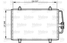 Kondenzátor, klimatizace VALEO 816912