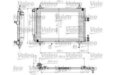 Kondenzátor, klimatizace VALEO 817465