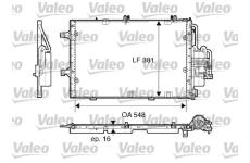 Kondenzátor, klimatizace VALEO 817609
