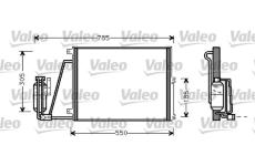 Kondenzátor, klimatizace VALEO 817670