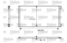 Kondenzátor, klimatizace VALEO 817684
