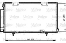 Kondenzátor, klimatizace VALEO 817803