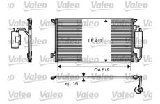 Kondenzátor, klimatizace VALEO 817809