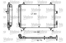 Kondenzátor, klimatizace VALEO 817824