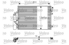 Kondenzátor, klimatizace VALEO 817827