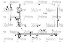 Kondenzátor, klimatizace VALEO 817839