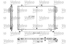 Kondenzátor, klimatizace VALEO 818001