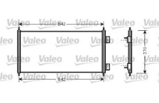 Kondenzátor, klimatizace VALEO 818050