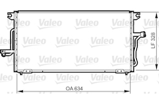 Kondenzátor, klimatizace VALEO 818081