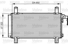 Kondenzátor, klimatizace VALEO 818090