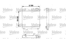 Chladič, chlazení motoru VALEO 883053