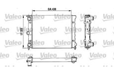 Chladič motora VALEO 883819