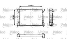 Chladič, chlazení motoru VALEO 883878