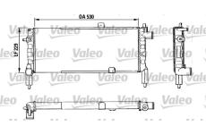 Chladič, chlazení motoru VALEO 883920