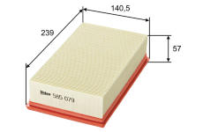 Vzduchový filtr VALEO 585079