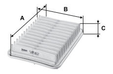 Vzduchový filter VALEO 585162