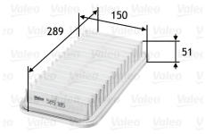 Vzduchový filtr VALEO 585185