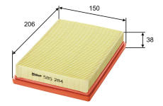 Vzduchový filtr VALEO 585284