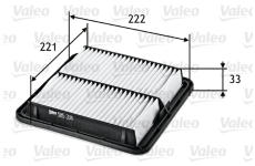 Vzduchový filtr VALEO 585334