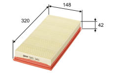 Vzduchový filtr VALEO 585345