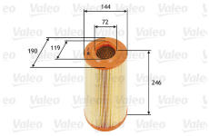 Vzduchový filtr VALEO 585669