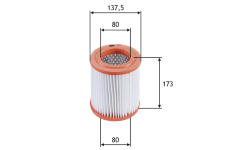 Vzduchový filtr VALEO 585677