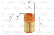 Vzduchový filtr VALEO 585690