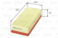 Vzduchový filtr VALEO 585063