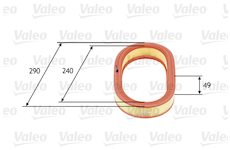 Vzduchový filtr VALEO 585640