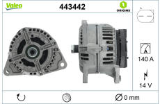 Alternátor VALEO 443442