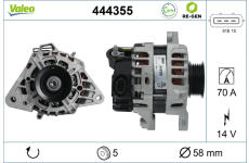 generátor VALEO 444355