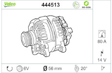 generátor VALEO 444513