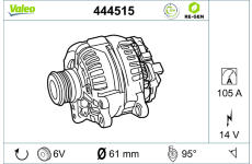 generátor VALEO 444515