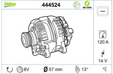 generátor VALEO 444524