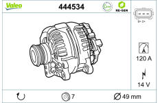 generátor VALEO 444534